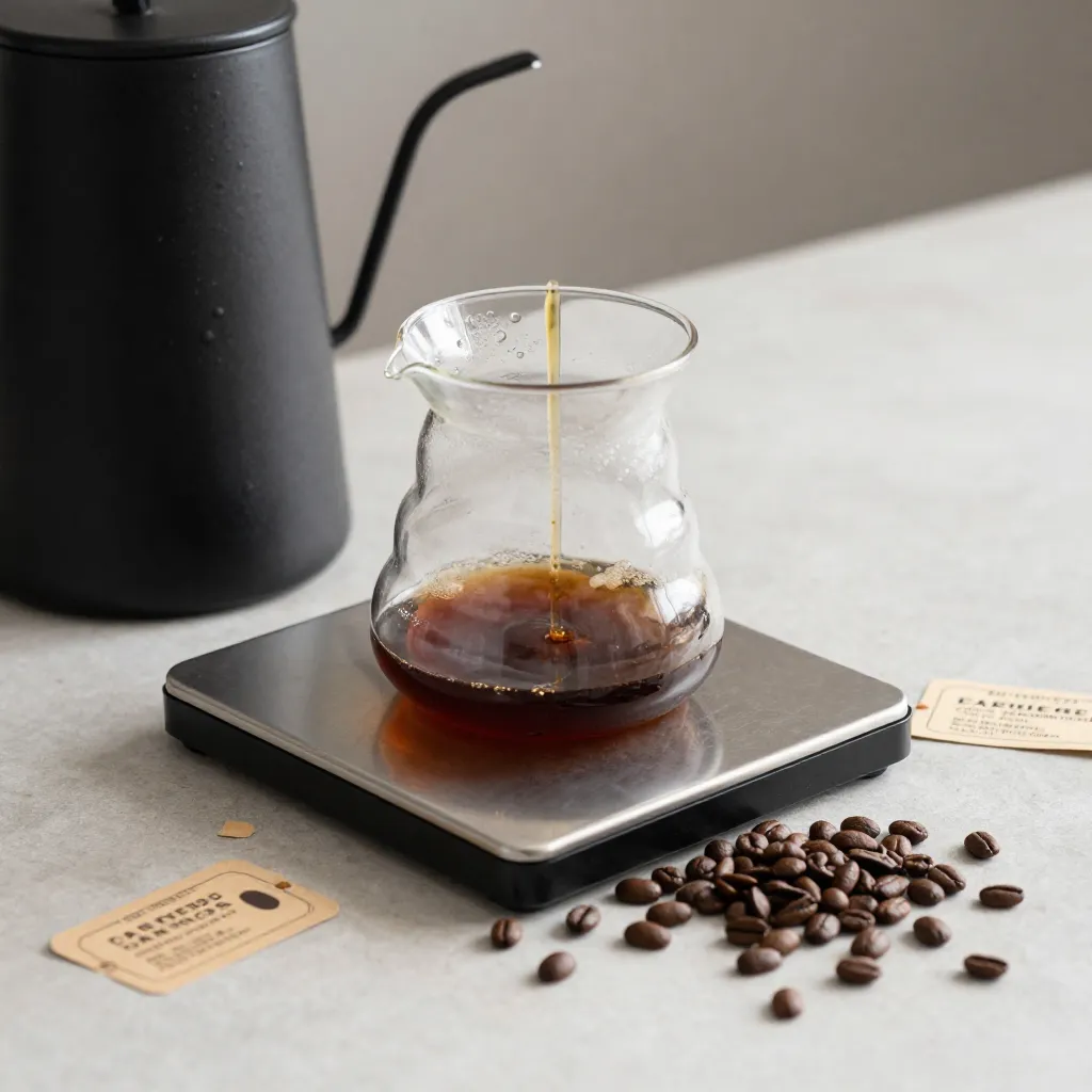 Handmatige koffiemolen met precisie-instellingen